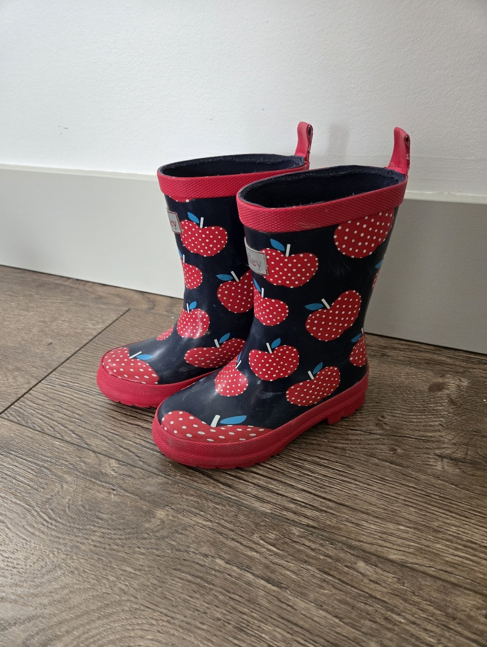Hatley Apple Rain Boots Toddler Size 9 Girls Rubber Boots